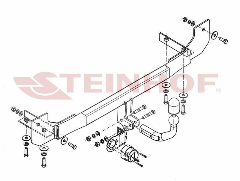 Hak holowniczy Steinhof SEAT Ibiza (6K) 05.1996-08.1999