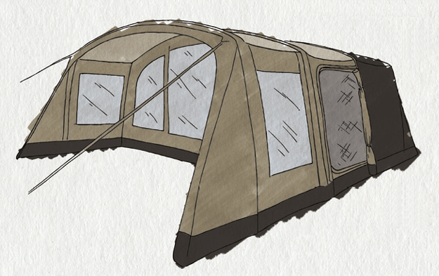 Namiot kempingowy Kampa Rockcliffe 06 Air TC 9120002485