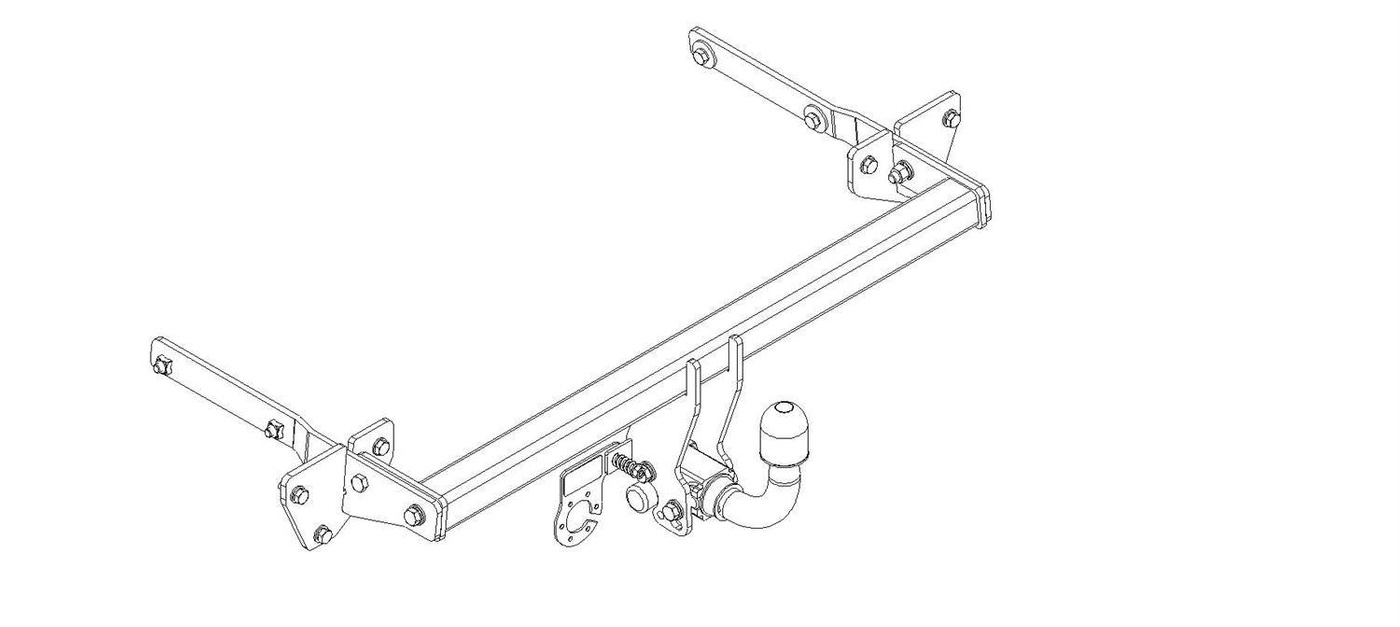 Hak holowniczy Autohak Mercedes A W169 2004-2012