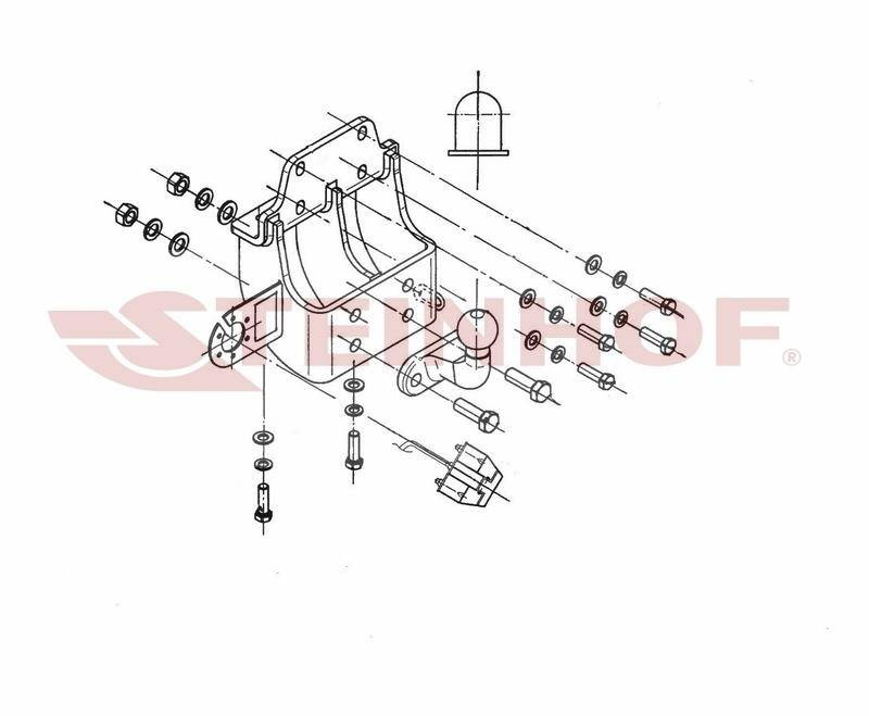 Hak holowniczy Steinhof T-165