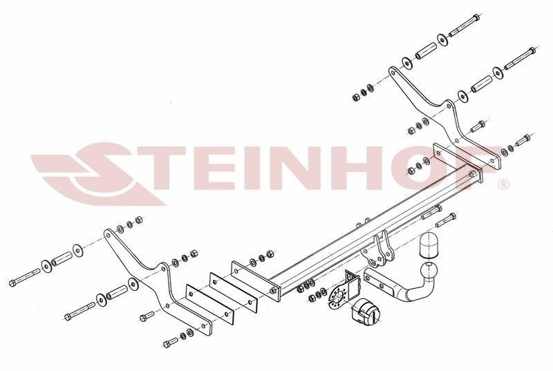 Hak holowniczy Steinhof Renault Laguna III Hatchback 2007-2015