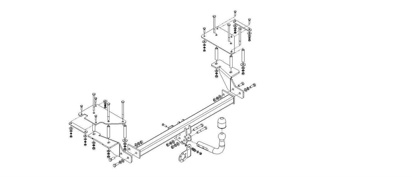 Hak holowniczy Autohak Fiat Multipla II 09.2004-