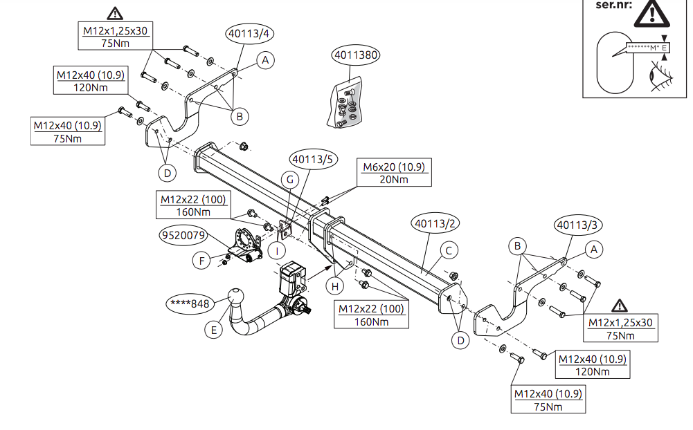 Hak holowniczy BRINK Nissan QASHQAI III (J12) 07/2021-