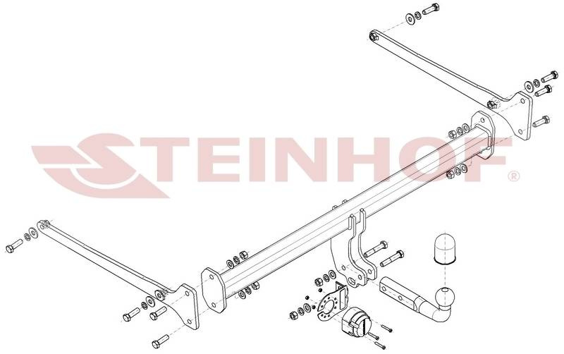 Hak holowniczy Steinhof Toyota Yaris Cross 2020-