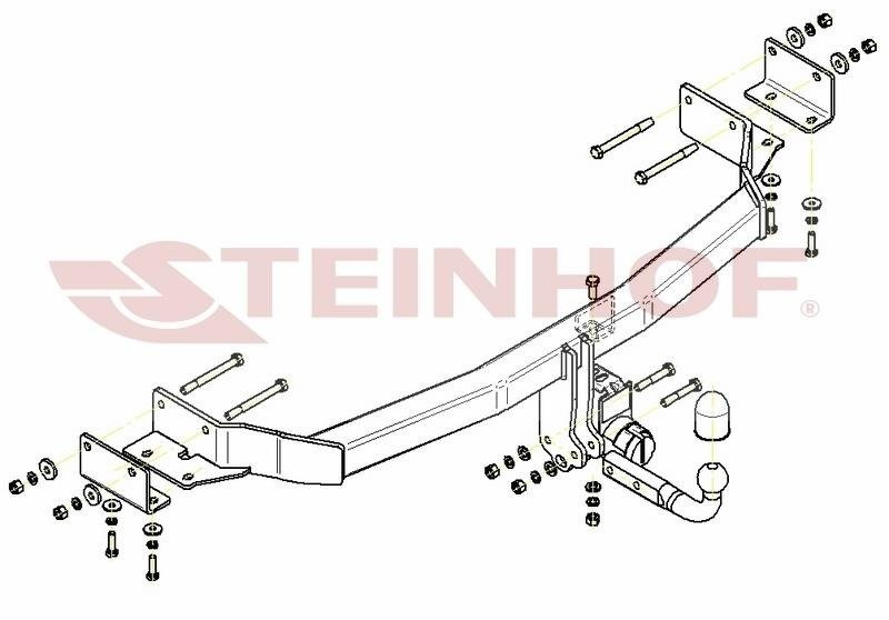 Hak holowniczy Steinhof KIA Sorento II XM 10.2009-09.2012