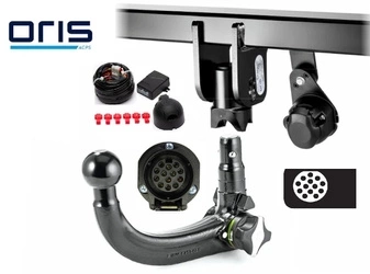 Wypinany pionowo hak holowniczy ORIS Audi A5 Coupe 2009-2016 + Moduł 13PIN