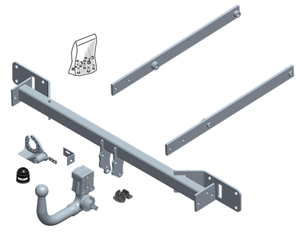 Hak holowniczy Brink Mercedes C-Klasa W204 07-15