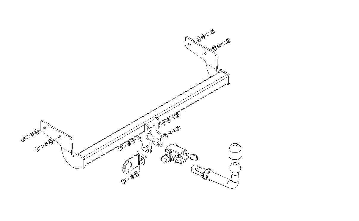Hak holowniczy Autohak J14A