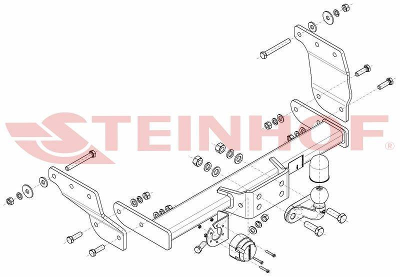 Hak holowniczy Steinhof Ford Transit 2006-2013