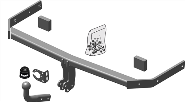 Hak holowniczy Brink 518500