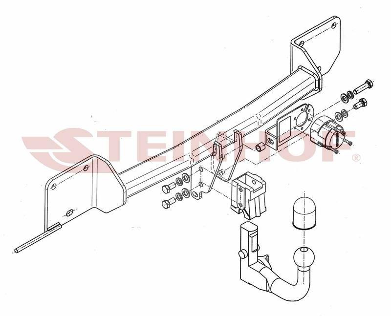 Hak holowniczy Steinhof BMW X1 E84 2009-2015