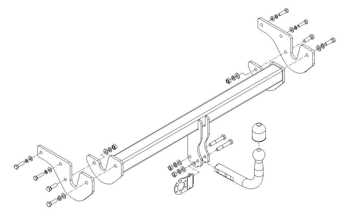 Hak holowniczy Autohak J51