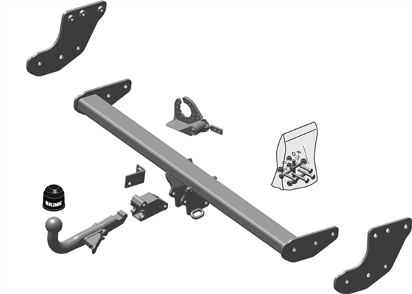 Hak holowniczy BRINK  404400