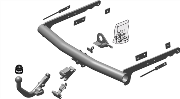 Hak holowniczy Brink Ford Mondeo 4 Kombi 2007-2014