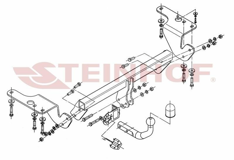 Hak holowniczy Steinhof T-096
