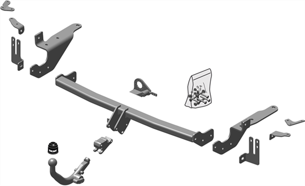 Hak holowniczy Brink 475600