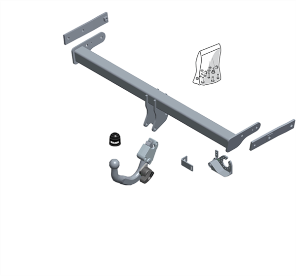 Hak holowniczy Brink Volvo C40 2021-