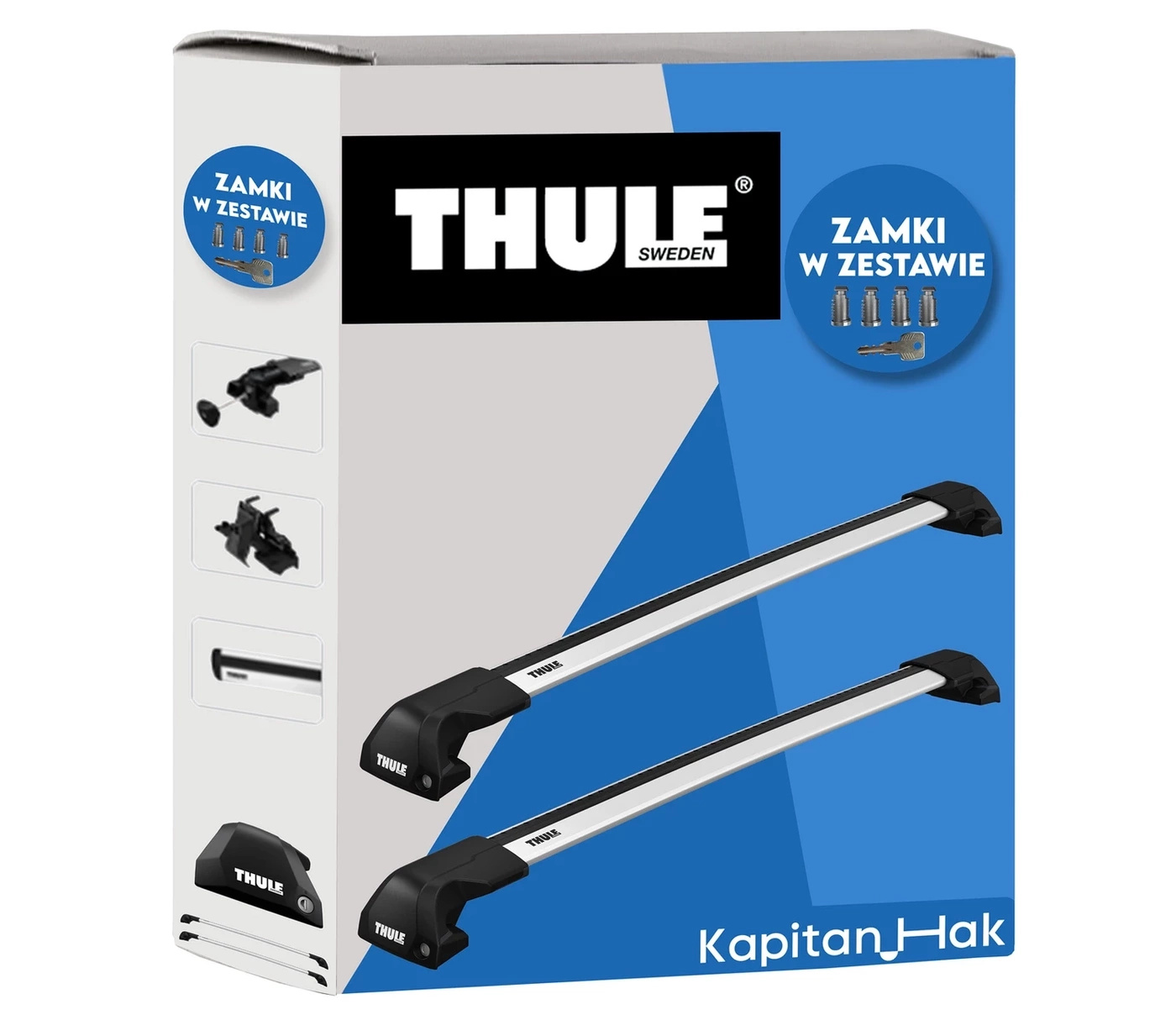 Bagażnik dachowy | Belki | Thule Kia Xceed 2020- + Smycz KapitanHak