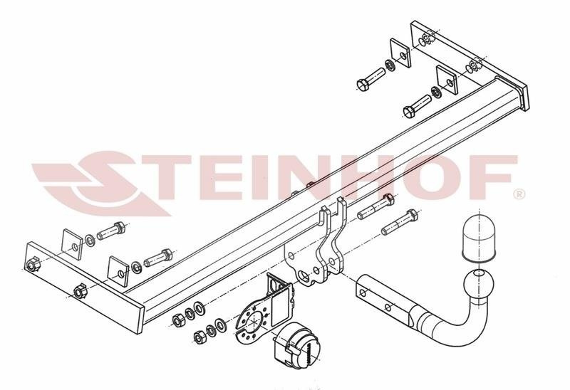 Hak holowniczy Steinhof Volvo V40 2012-2019