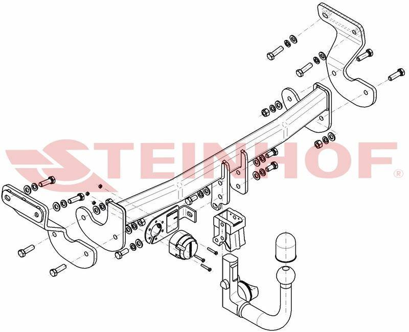 Hak holowniczy Steinhof Kia Optima Kombi 2016-