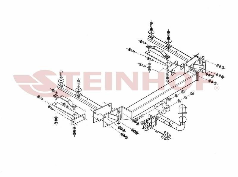 Hak holowniczy Steinhof BMW Seria 3 E36 Sedan 1991-1998