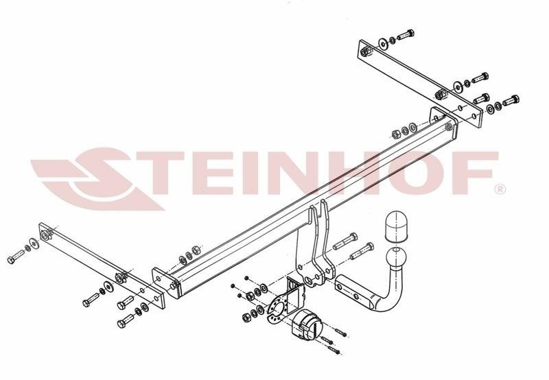 Hak holowniczy Steinhof Ford Fiesta 08.2008-04.2017