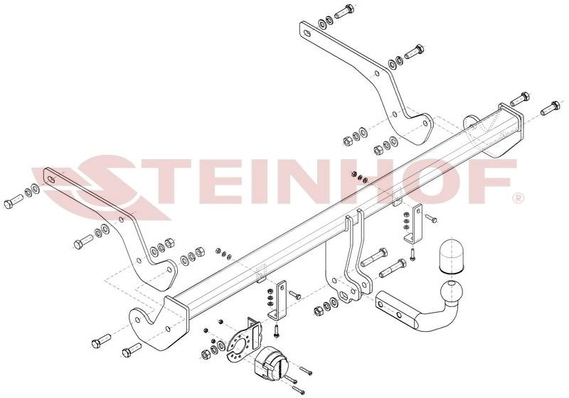 Hak holowniczy Steinhof Dacia Logan III Sedan 2021-