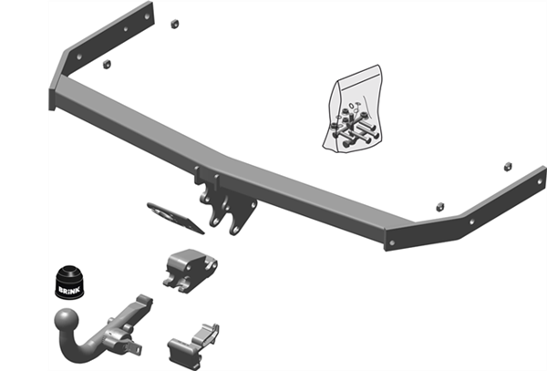 Hak holowniczy Brink VW Golf VI Hatchback 2008-2012