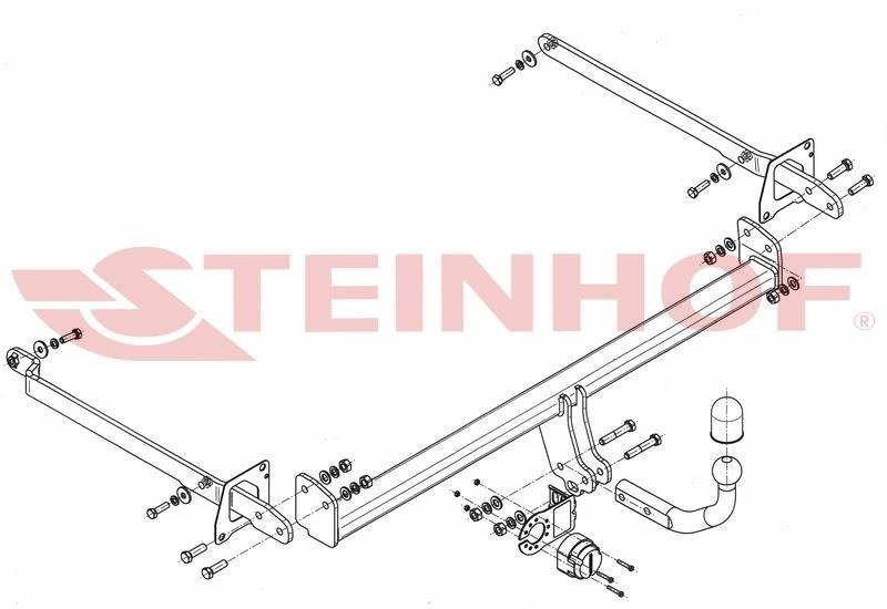 Hak holowniczy Steinhof Renault Megane III Kombi 2009-2016