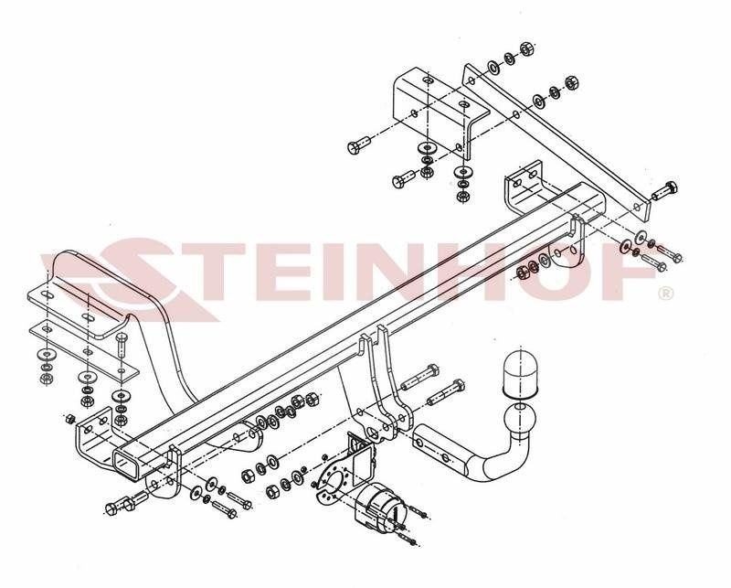 Hak holowniczy Steinhof Peugeot 3008 I 2009-2016