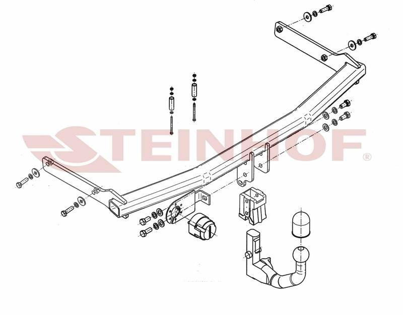 Hak holowniczy Steinhof Mazda 5 (CW) 2010-2015