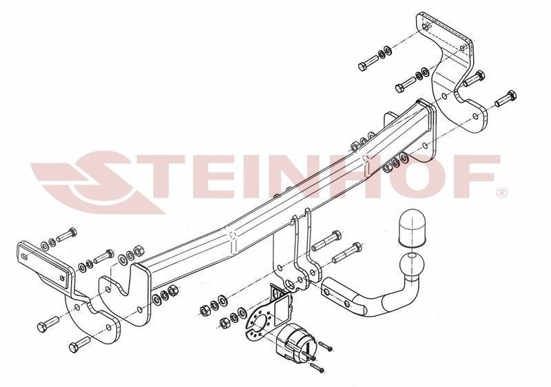 Hak holowniczy Steinhof KIA Optima (TF) 2012-2015