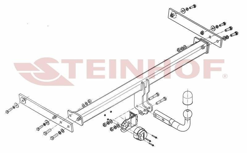 Hak holowniczy Steinhof Audi Q3 8U 2011-2018