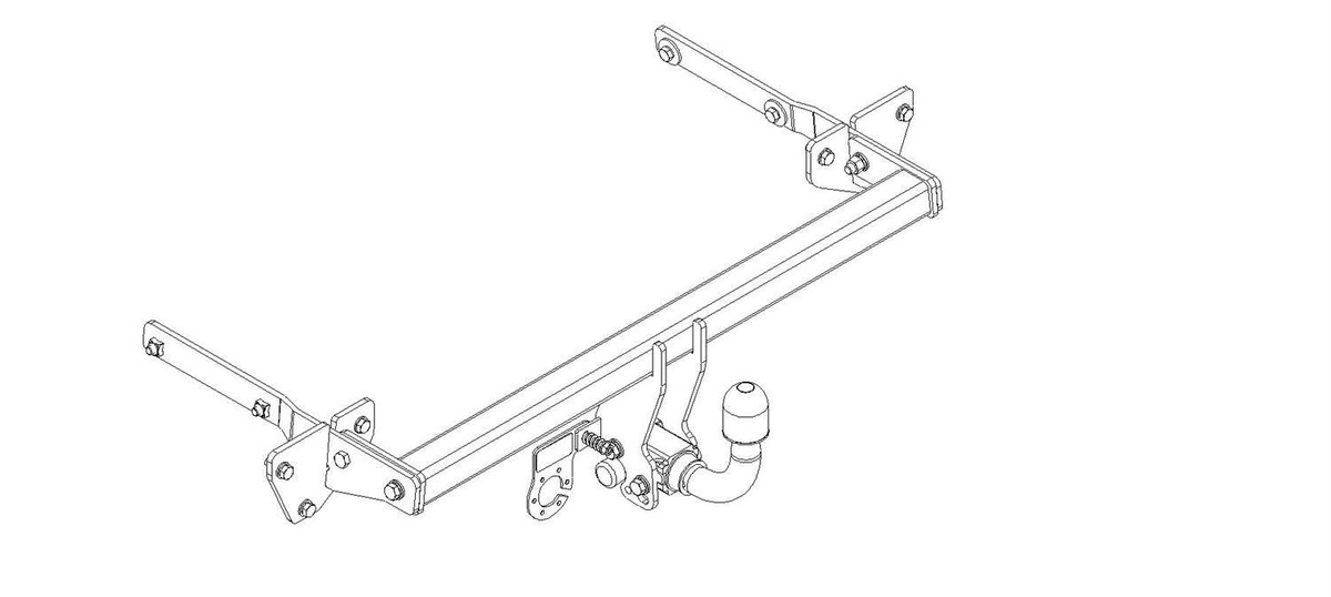 Hak holowniczy Autohak Mercedes A W169 2004-2012