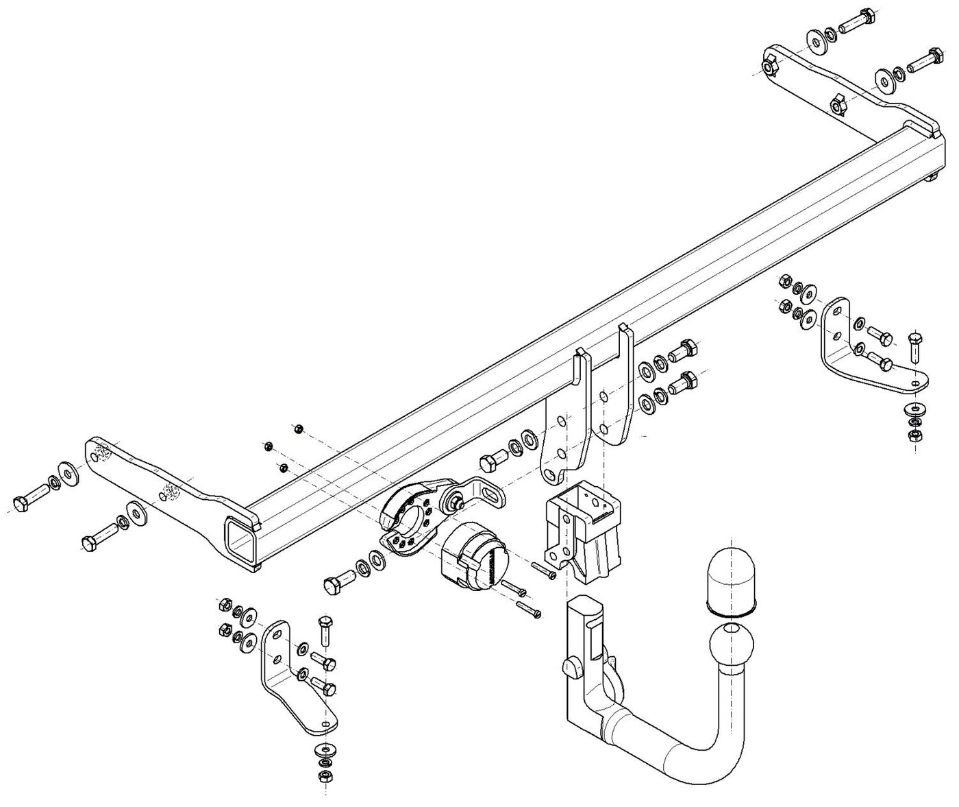 Hak holowniczy Steinhof Hyundai i30 III HB 2020-