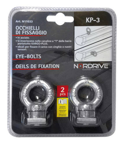 Nordrive KP3  EYE BOLTS | Ograniczniki ładunku oczkowe N11033