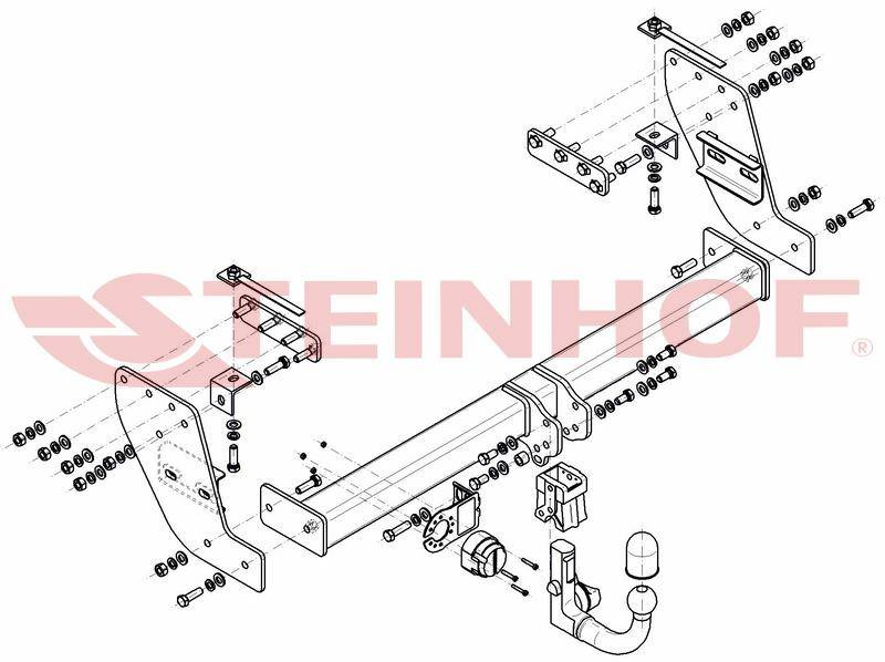Hak holowniczy Steinhof Mitsubishi L-200 2015-