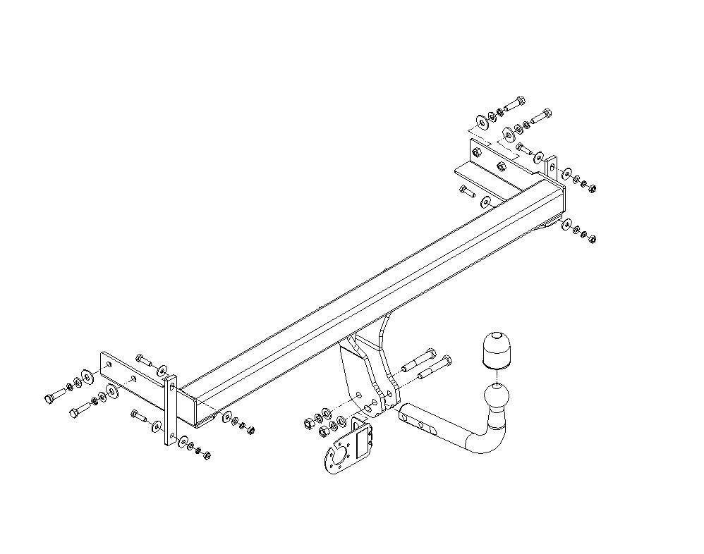 Hak holowniczy Autohak J50