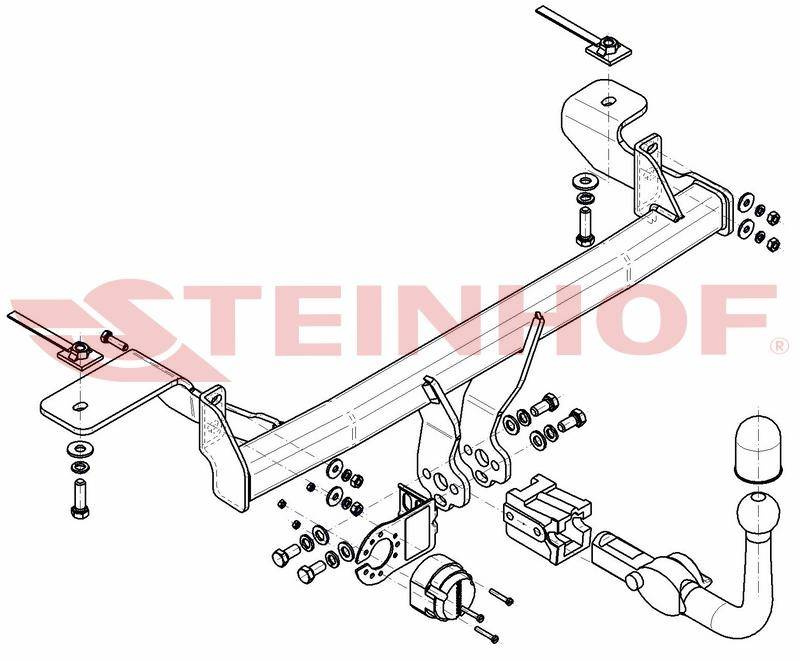 Hak holowniczy Steinhof F-124