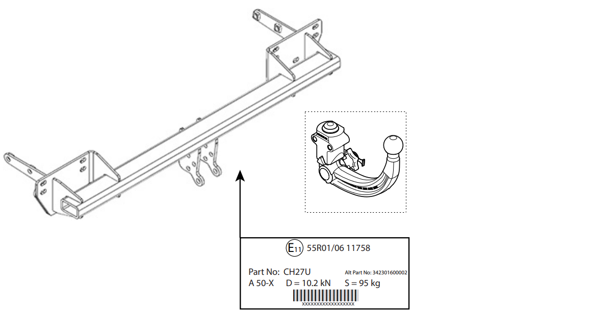 Hak holowniczy Westfalia BMW Seria 4 Coupe G22 12/2020-
