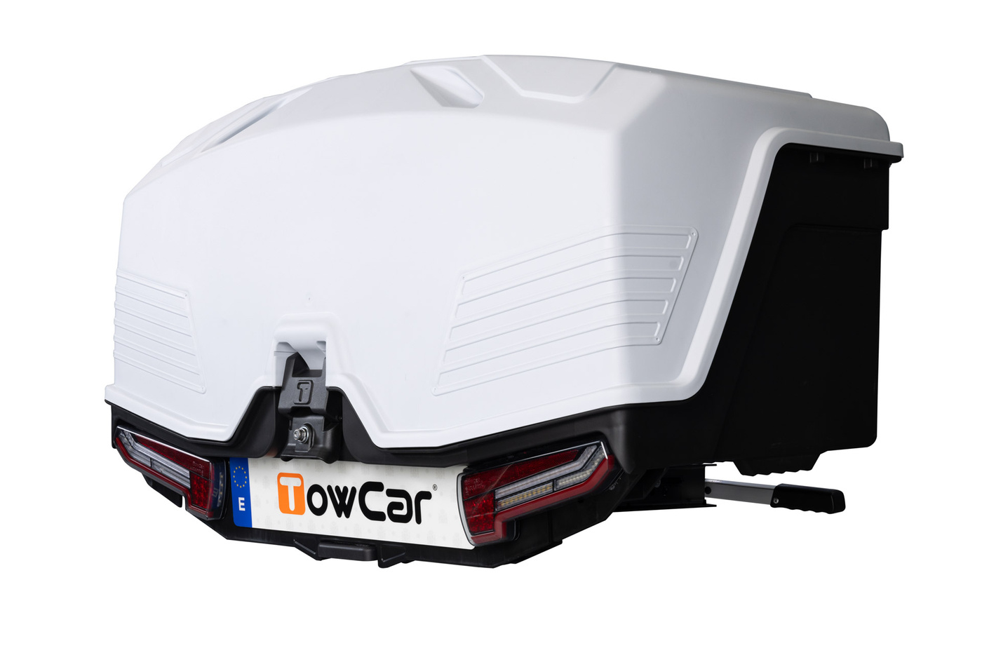 Box na hak 330l | Kufer Towbox Alpha Grey LED