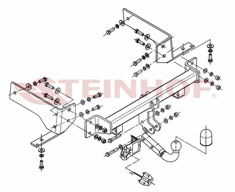 Hak holowniczy Steinhof Chevrolet Captiva 2006-05.2013