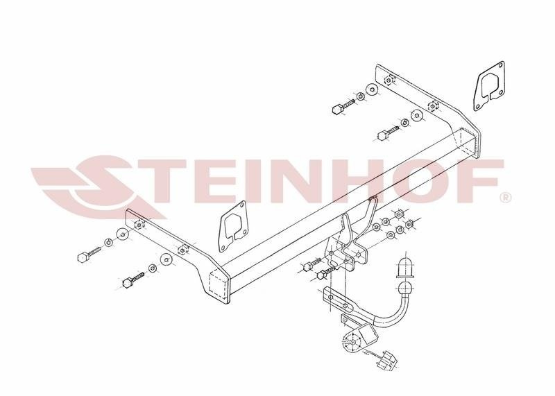 Hak holowniczy Steinhof Renault Megane II Sedan 2003-2009