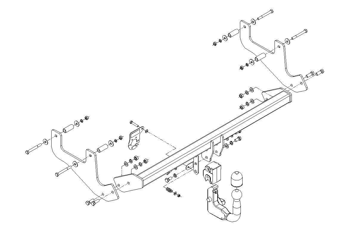 Hak holowniczy Autohak Dacia Sandero Stepway 2009-2012