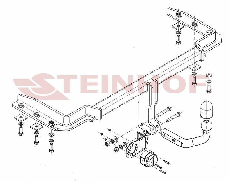 Hak holowniczy Steinhof Chevrolet Rezzo / Tacuma 2000-2009