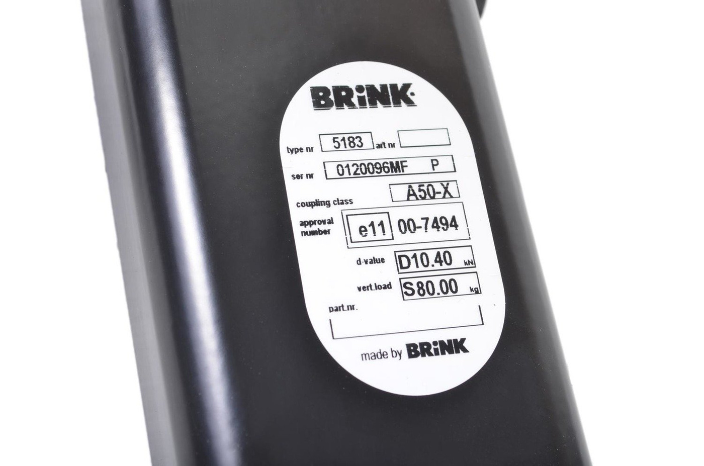 Hak holowniczy Brink 518300