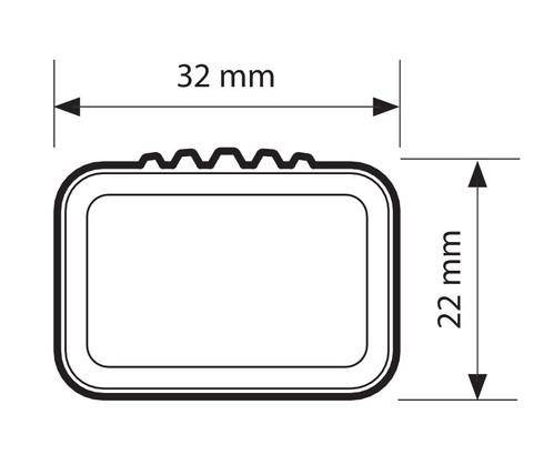 Nordrive N15010 "RAIL-TOP" STEEL LOAD BARS "M" 120CM FOR NORMAL ROOF RAILING