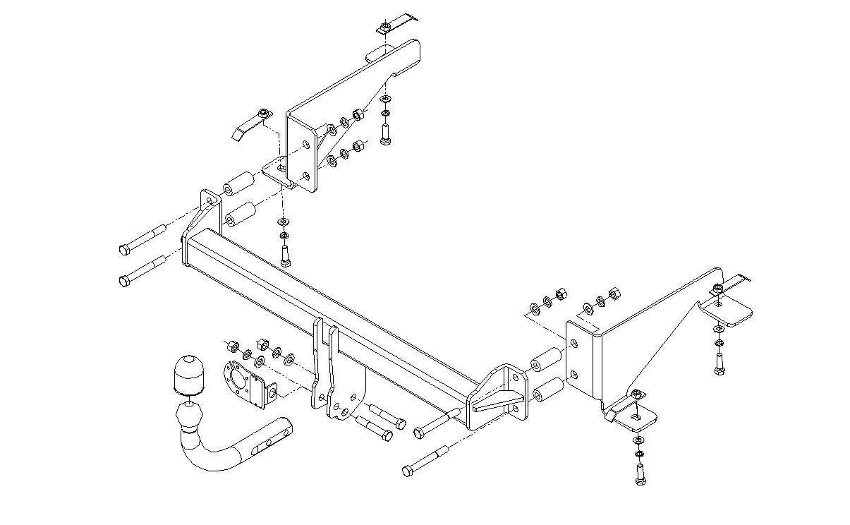 Hak holowniczy Autohak E39