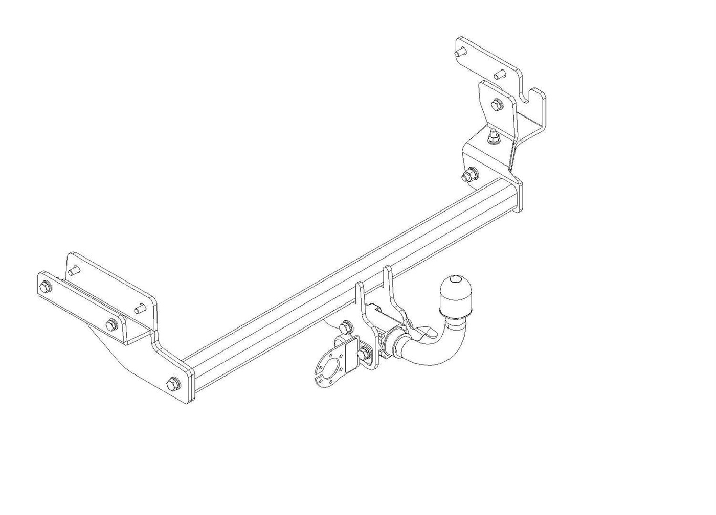 Hak holowniczy Autohak Volvo S40 09.2000-08.2003