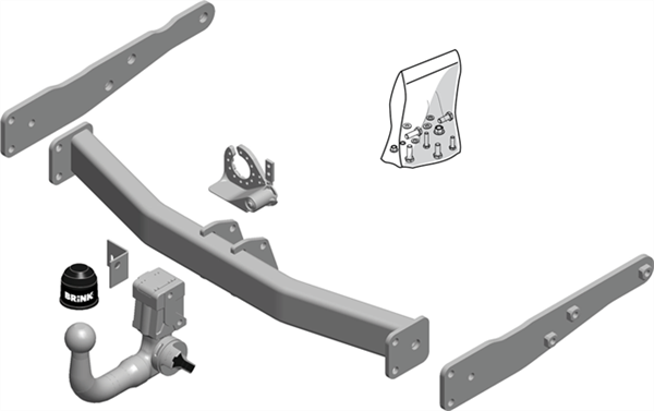 Hak holowniczy Brink 606100